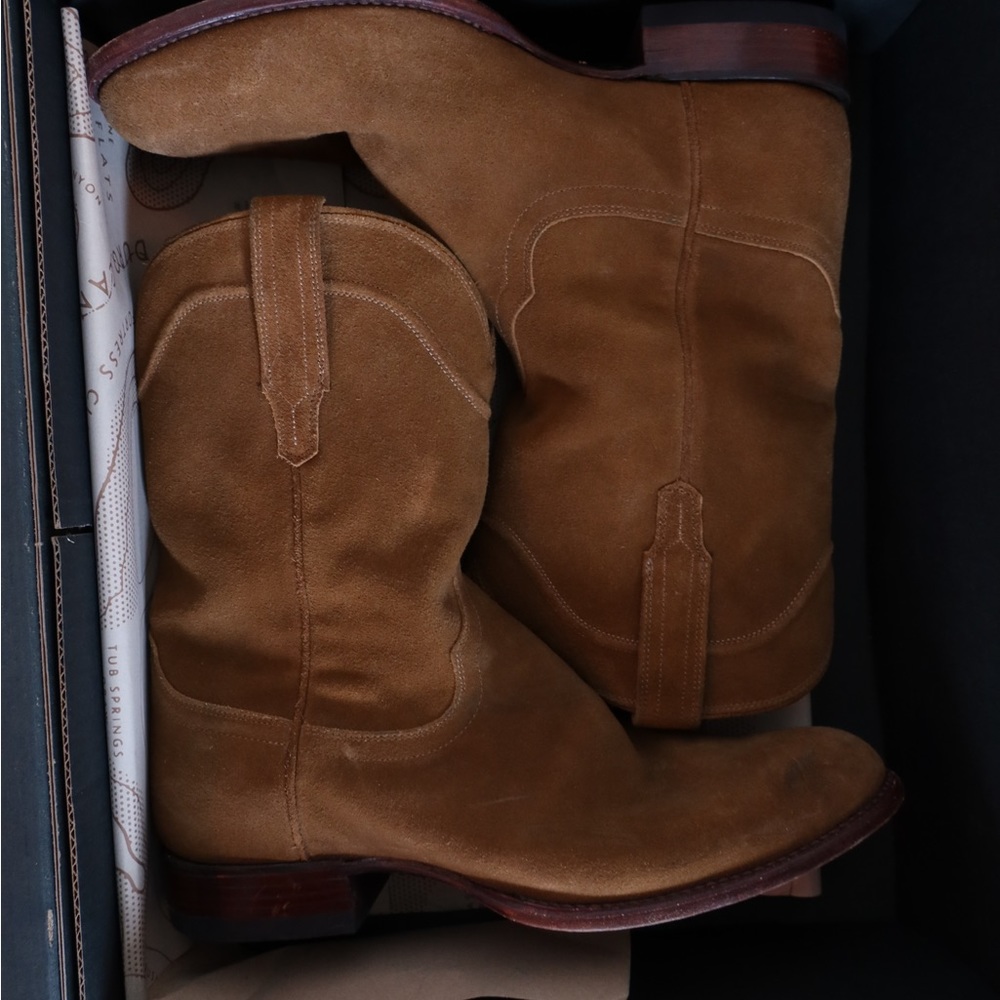 Tecovas suede boots — new!